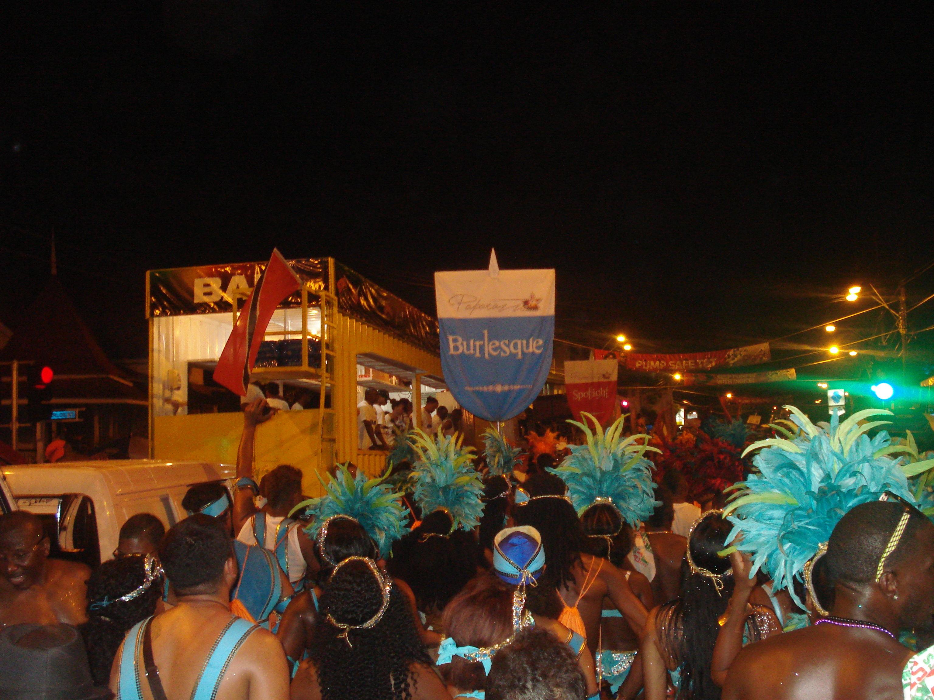 playing mas in Trinidad Carnival